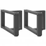 Kohvilaua jalad t-kujulised 2 tk antratsiithall 50 x 25 x (30-31) cm teras