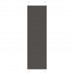 Plisseeritud ruloo must 60x200 cm kanga laius 59,4 cm pol&uuml;ester