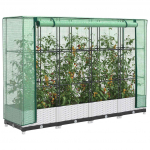 Taimekast kasvuhoonekattega, rotangi v&auml;limus, 160 x 40 x 123 cm