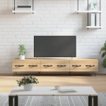 Telerikapp, sonoma tamm, 150 x 36 x 30 cm, tehispuit