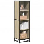 Raamaturiiul sonoma tamm 40x35x139 cm tehispuit