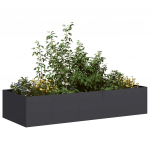 Taimekast must 200x80x40 cm, teras