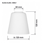Activejet pendant lamp AJE-ALMA 3P E27 3x40W