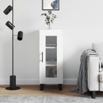 Puhvetkapp, valge, 34,5 x 34 x 90 cm, tehispuit