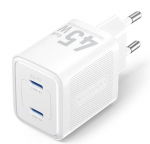 MOBILE CHARGER WALL 45W USB-C/2P WHITE FEFW0-EU VENTION - 6922794790209