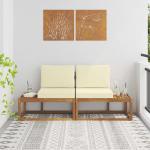 V&auml;lim&ouml;&ouml;bel l&otilde;ppdiivan padjaga 2 t&uuml;kk looduslik ja kreem