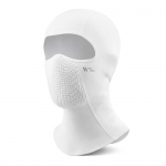Rockbros LF25699 fleece cycling balaclava - white