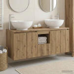 Vannitoa kapikomplekt 3 tk artisan tamm 49,5 x 44,5 x 65 cm