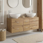 Vannitoa m&ouml;&ouml;bleset 3 tk artisan tamm 49,5 x 44,5 x 65 cm