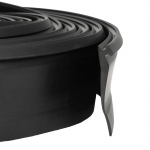 Garaaži ukse tihend must 52 x 2 mm 3,5 m pvc