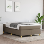 Vedrumadratsi voodiraam taupe 120x200 cm kangas