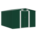 Aiakuur 257 x 298 x 178 cm metallist, roheline