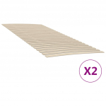 Voodiliistude asenduskomplekt 48 liistuga, 2 tk, 90 x 200 cm
