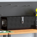 Hoiukast, must, 60 x 23,5 x 23 cm, alumiinium