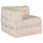 Modulaarne diivan 3 pcs cream kangas