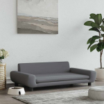 Koeravoodi, tumehall, 100x54x33 cm, samet