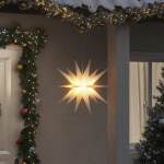 J&otilde;ulutuli led-valgustusega, kokkupandav, valge, 57 cm