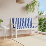 Aiapingi istmepadjad 2 tk, sinise/valge triibuline, 120x50x7cm