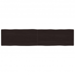 Lauaplaat, tumepruun, 220x50x(2-4) cm, t&ouml;&ouml;deldud t&auml;ispuit