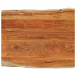 Lauaplaat 90x80x2,5 cm ristk&uuml;lik akaatsiapuit naturaalne serv
