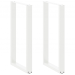 Baarilaua jalad u-kujulised, 2 tk, valged, 60 x (100-101) cm, teras