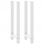 Baarilaua jalad, valged, 2 tk, 40 x (100&ndash;101) cm, teras