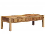 Kohvilaud sahtliga pruun 110 x 55 x 35 cm taastatud puit
