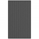 Uksematt triip must ja hall 90x150 cm