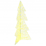 J&otilde;ulupuu koos 160 led-iga soe valge 150 cm akr&uuml;&uuml;l