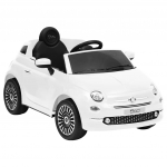 Elektriauto fiat 500 valge
