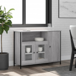 Puhvetkapp, hall sonoma tamm, 100 x 35 x 75 cm, tehispuit