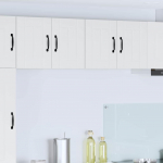 K&ouml;&ouml;gikapp riiuliga 2 pcs valge 60 x 31 x 40 cm tehispuit