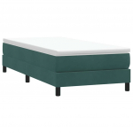 Box vedruvoodi ilma madratsita tumeroheline 100x210 cm velvet