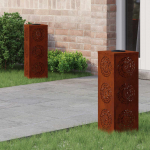 P&auml;ikese led k&auml;igutee tuli 2 pcs corten teras corten teras