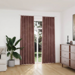 Pimendavad kardinad 2 tk konksud, samet, vanaroosa, 140x225 cm