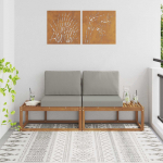 V&auml;lim&ouml;&ouml;bel l&otilde;ppdiivan padjaga 2 t&uuml;kk looduslik ja hele hall