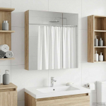 Vannitoa peeglikapp sonoma tamm 60 x 14,5 x 70 cm tehispuit