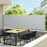 Lahtit&otilde;mmatav terrassi k&uuml;lgsein, 140 x 600 cm, hall