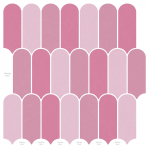 Sulgedest plaat 10 pcs roosa 30 x 30 cm pol&uuml;uretaan ja pet