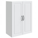 Seinale kinnitatav kapp valge 66 x 34,5 x 90 cm tehispuit