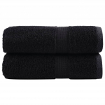 Premium-klassi k&uuml;lalister&auml;tikud solund 2 tk mustad 30 x 50 cm 600 g/m&sup2;