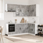 K&ouml;&ouml;k &uuml;ksus lucca 8 pcs betoonhall tehispuit