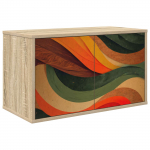 Seinale paigaldatav tv kapp bonn 69 x 33 x 40 cm sonoma tamm