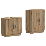 2-osaline vannitoa kapi komplekt hoorn artisan tamm tehispuit