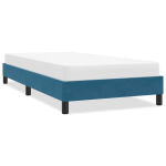Voodiraam ilma madratsita tumesinine 100x210 cm samet