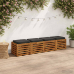 4-osalised istepad vught 4 pcs 100% pol&uuml;ester antratsiit