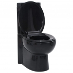 Keraamiline wc pott nurka, must
