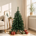 Mini j&otilde;ulupuu 90 cm pvc roheline