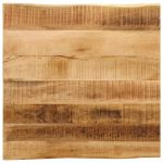 Lauaplaat naturaalse servaga 60x60x2,5 cm t&ouml;&ouml;tlemata mangopuit