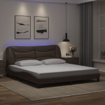 Voodiraam led-iga ilma madratsita hvar, pruun, 180 x 200 cm